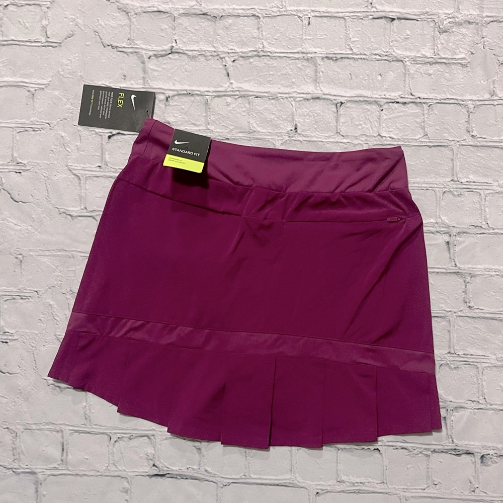 Nike Purple Pleated Mini Skort